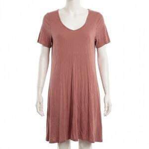Alya Pink Short Sleeve Dress
